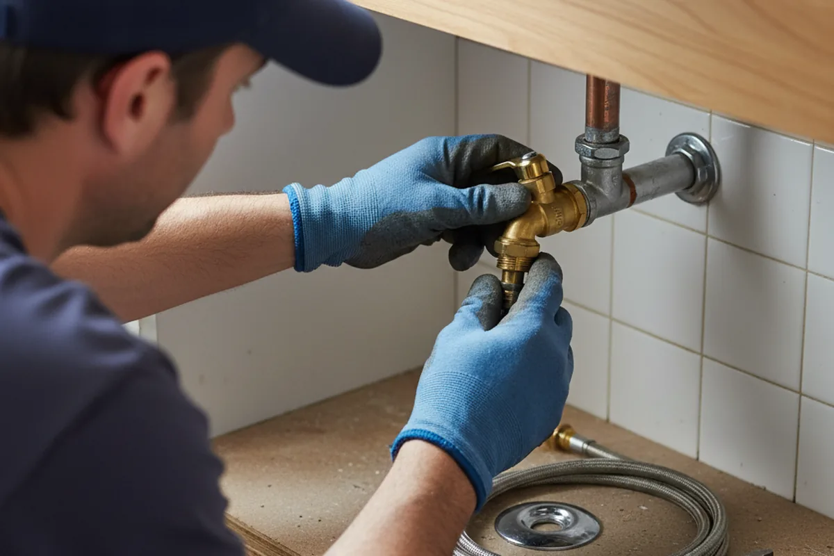 Shutoff valve and fitting work during Faucet and Fixture Repair in Josephine